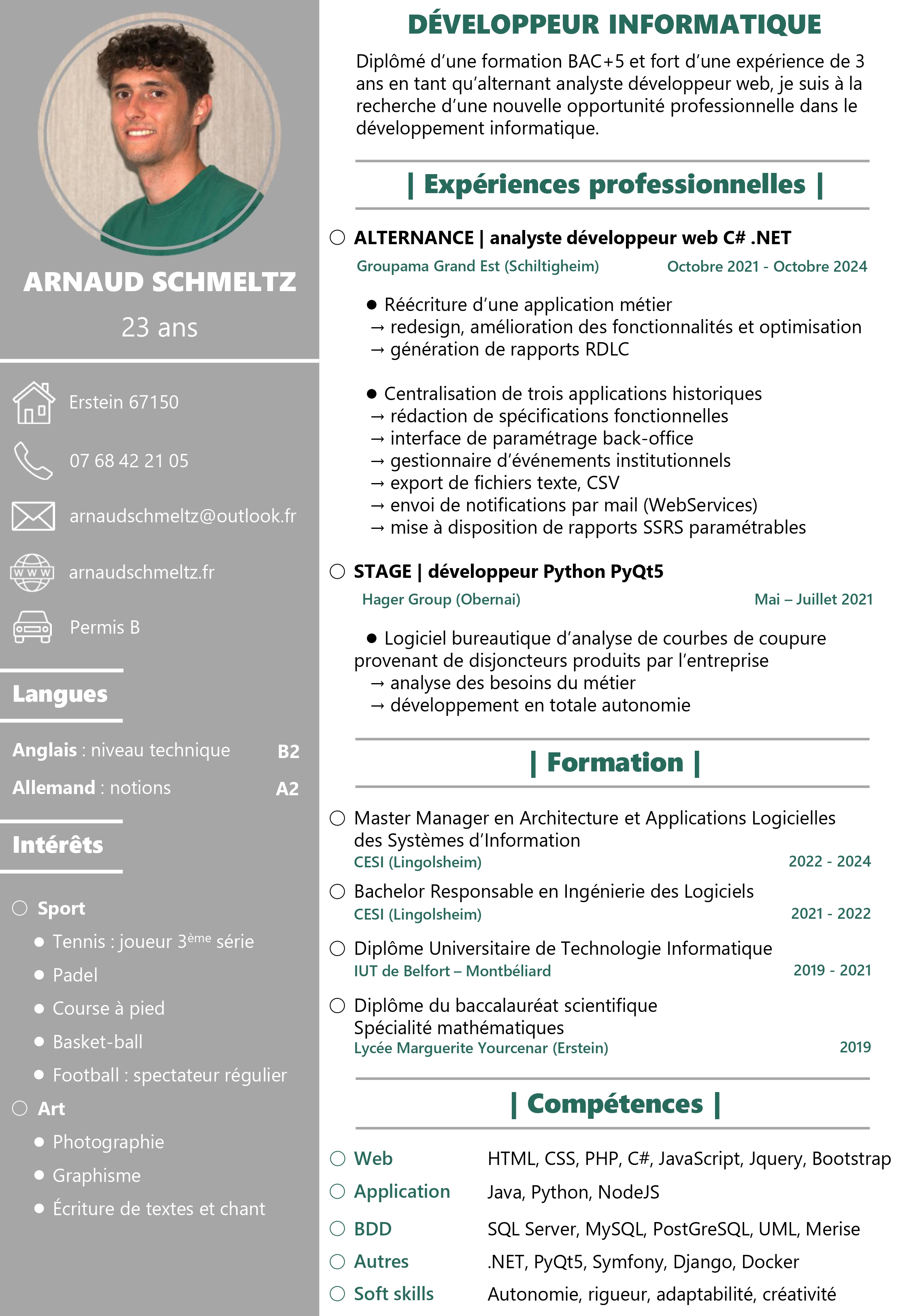 Mon CV